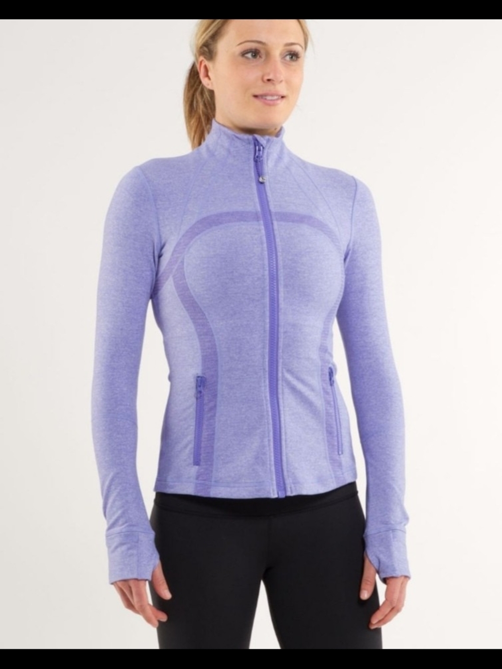 Lululemon Define Jacket *Soft Mini CheckHeathered Persian Purple 12